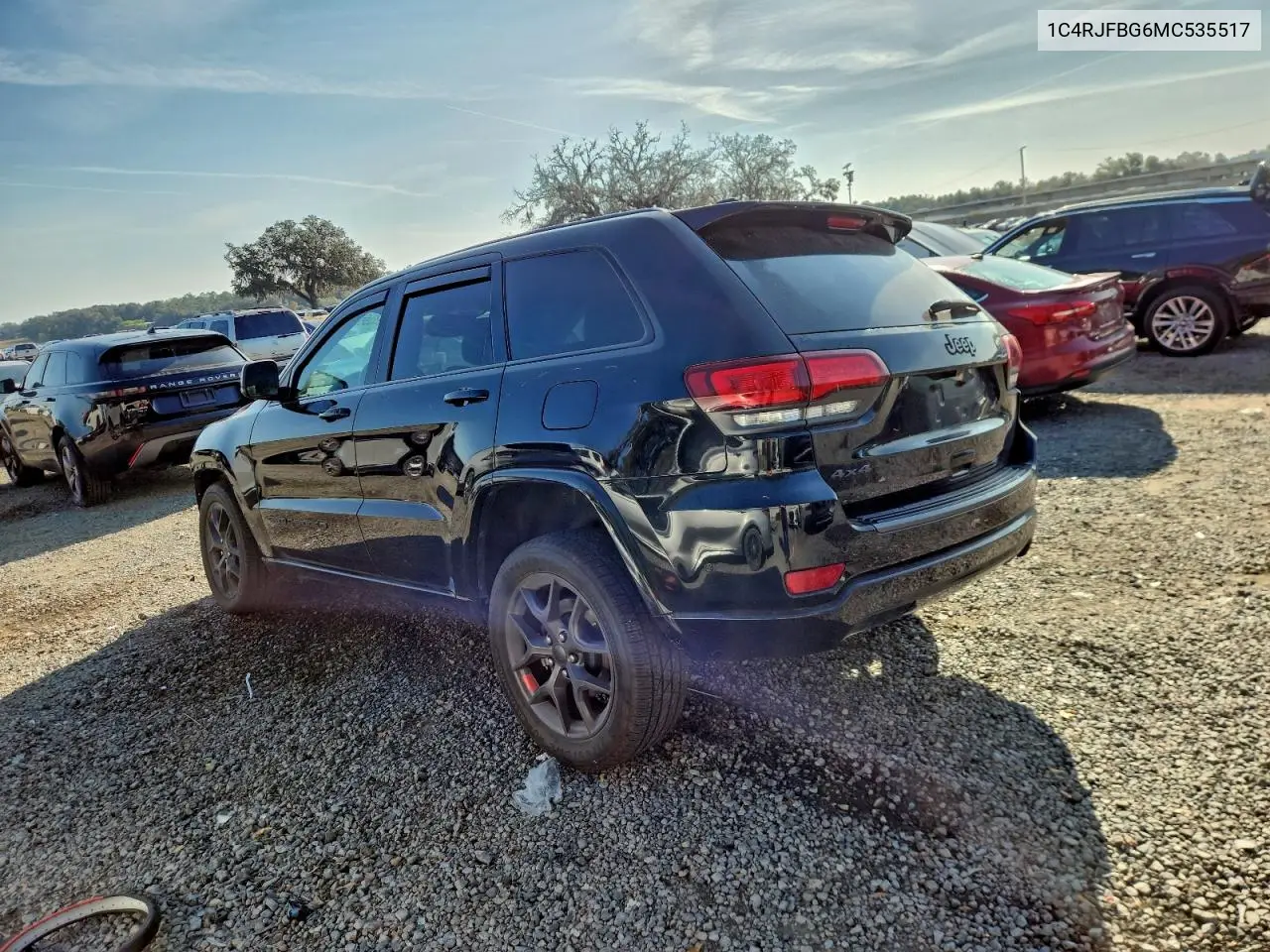 1C4RJFBG6MC535517 2021 Jeep Grand Cherokee Limited