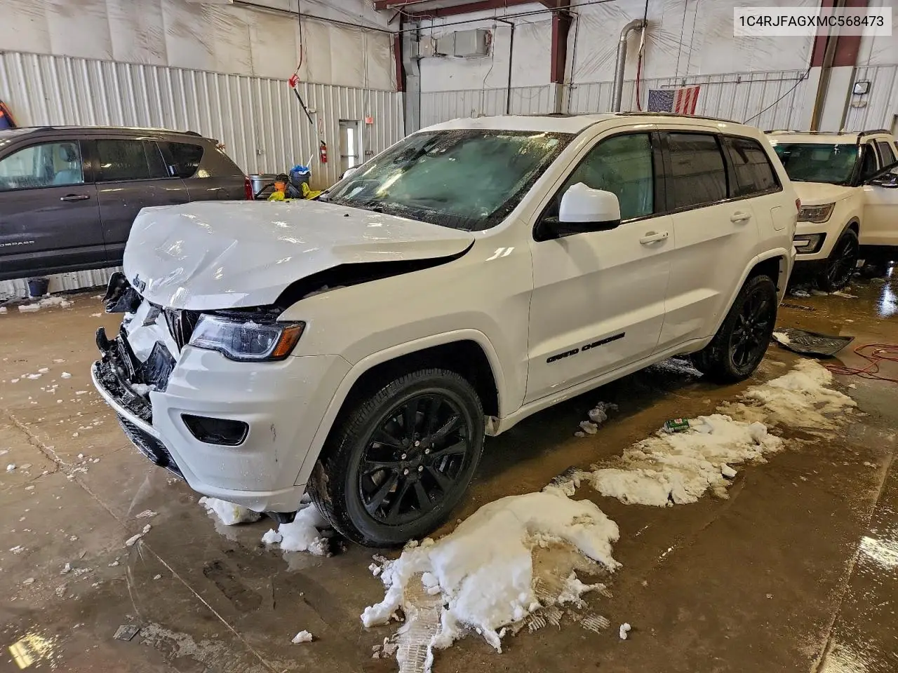1C4RJFAGXMC568473 2021 Jeep Grand Cherokee Laredo
