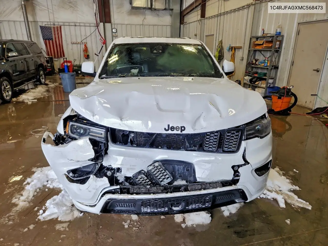 1C4RJFAGXMC568473 2021 Jeep Grand Cherokee Laredo
