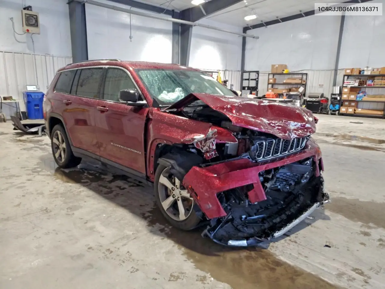 1C4RJJBG6M8136371 2021 Jeep Grand Cherokee L Limited