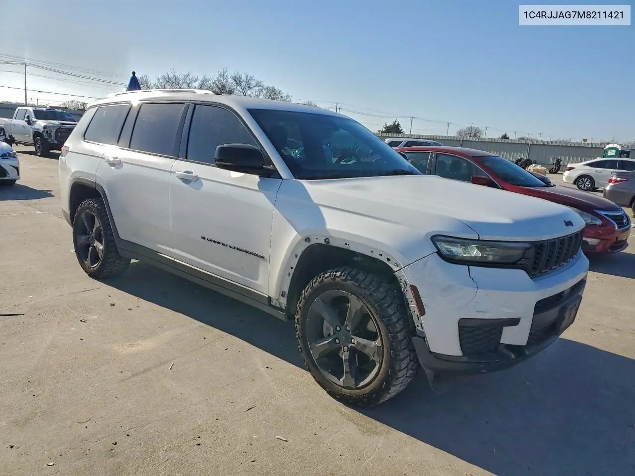 1C4RJJAG7M8211421 2021 Jeep Grand Cherokee L Laredo