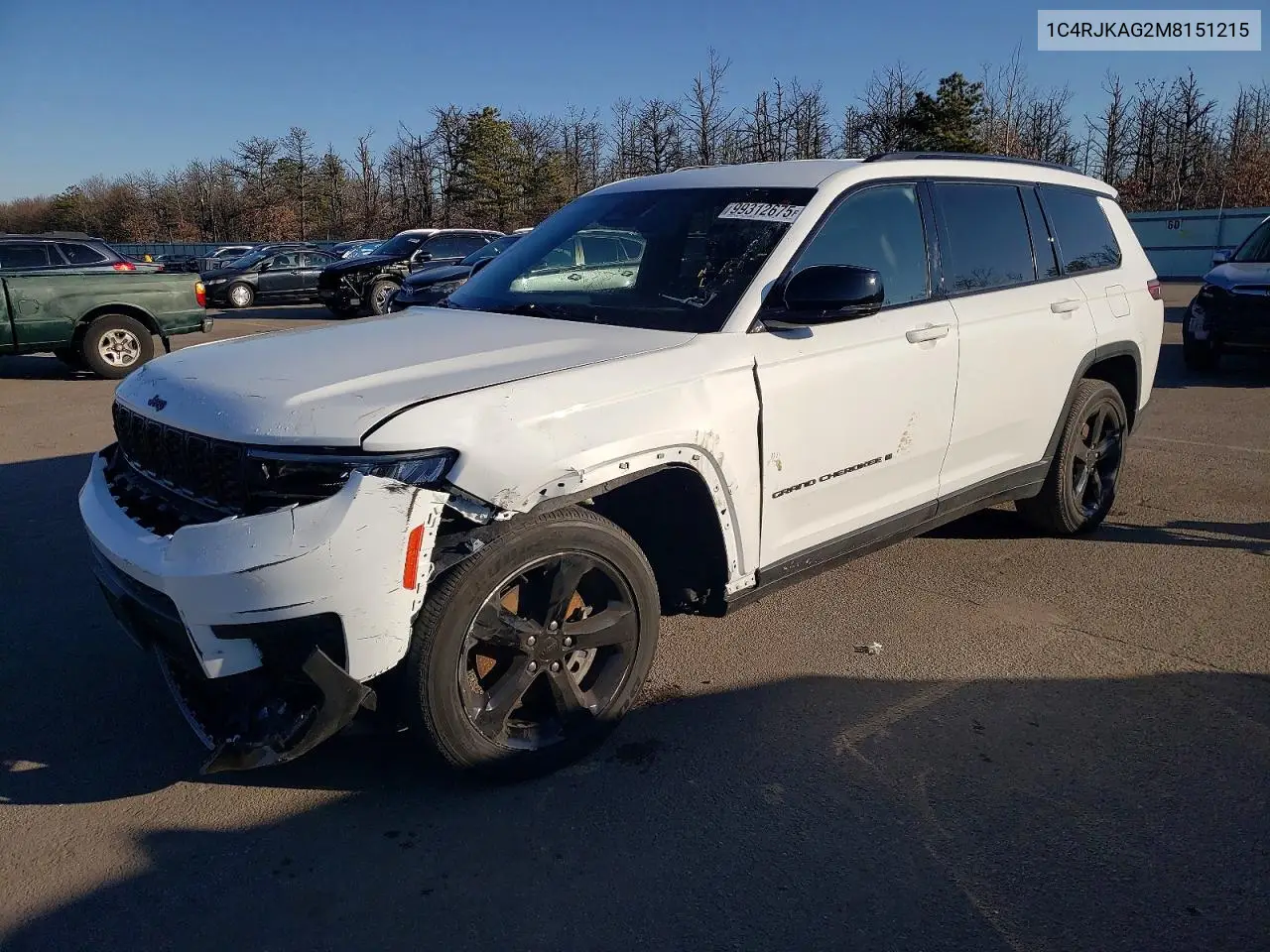 1C4RJKAG2M8151215 2021 Jeep Grand Cherokee L Laredo