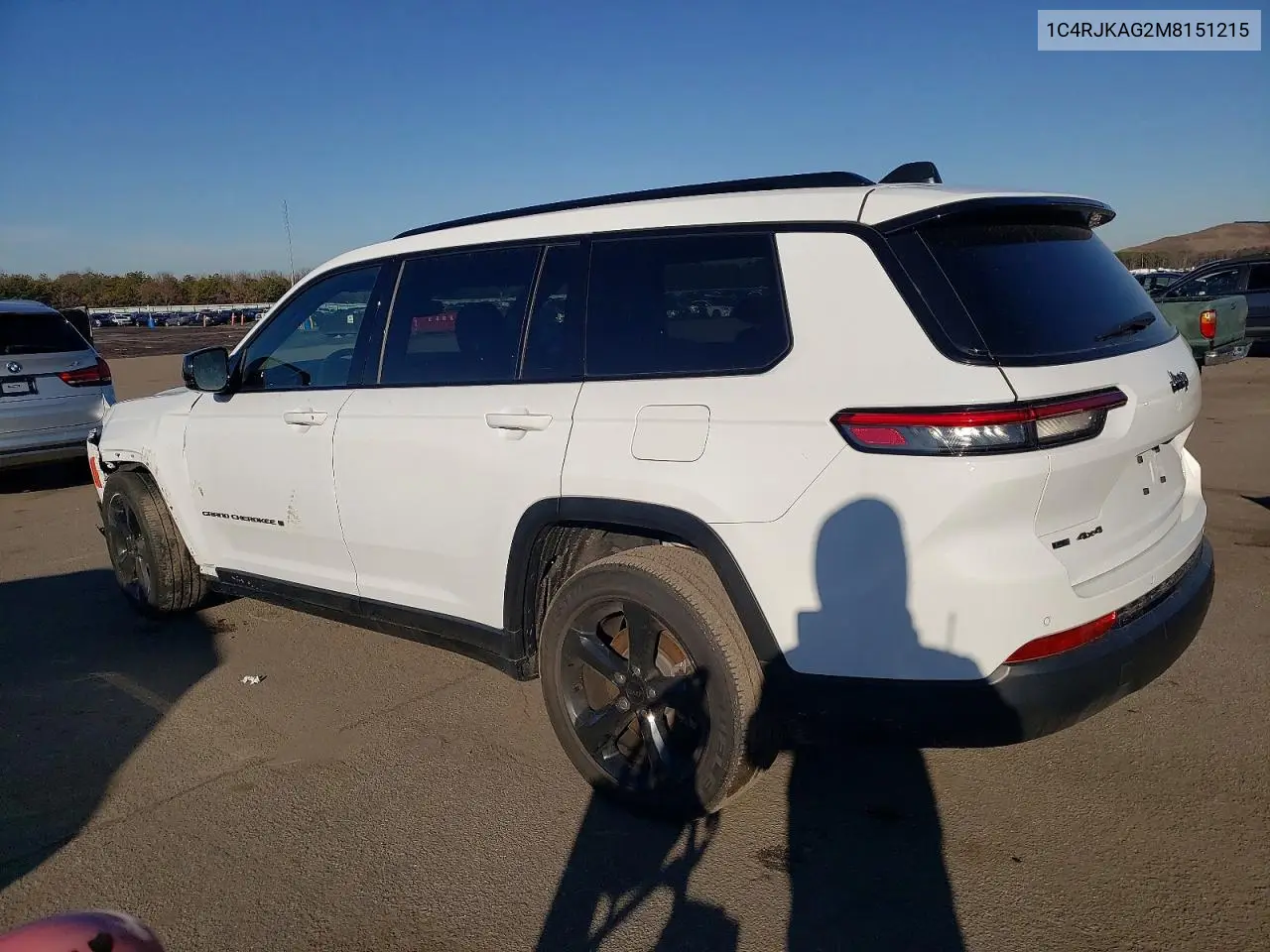 1C4RJKAG2M8151215 2021 Jeep Grand Cherokee L Laredo