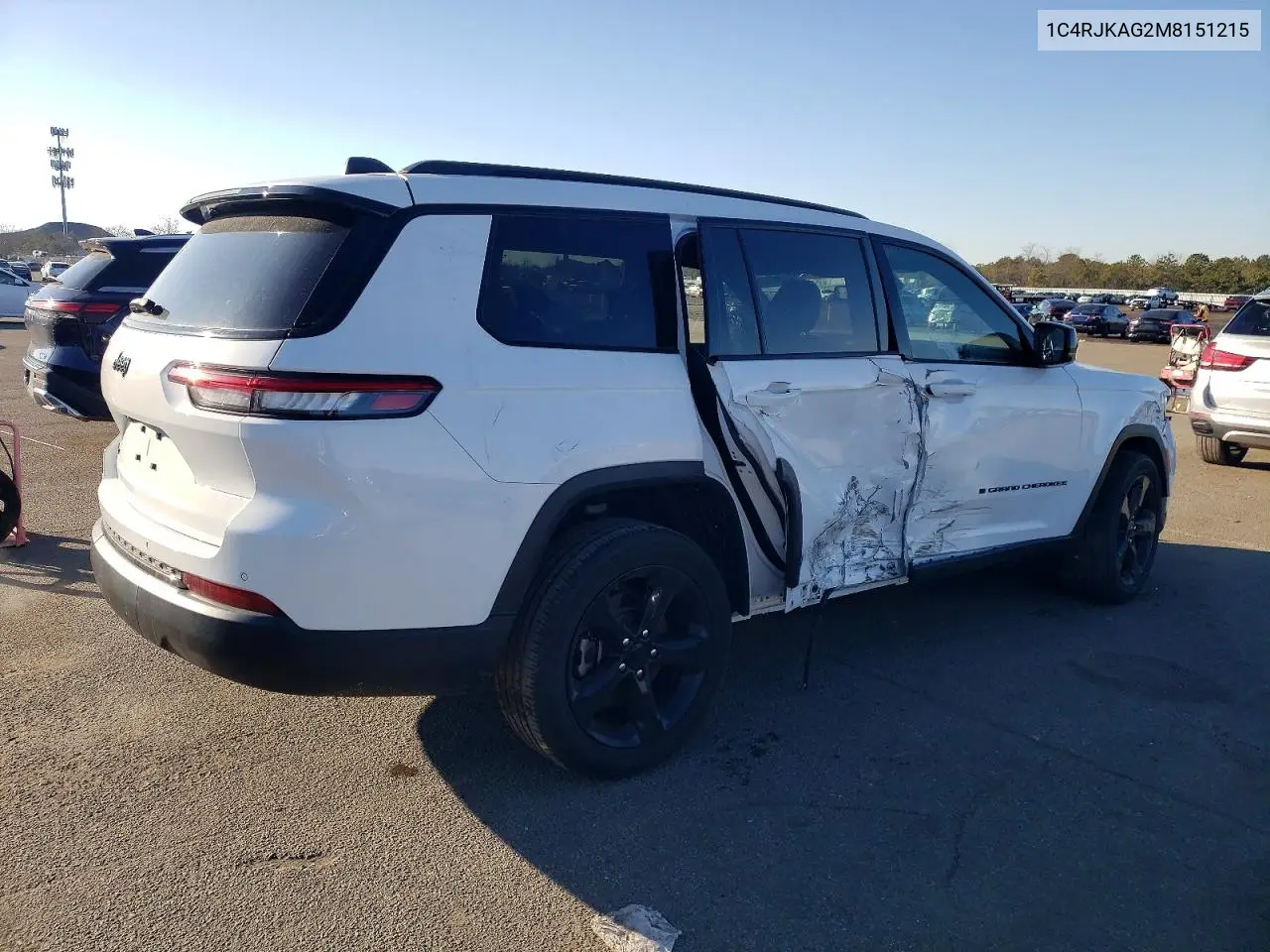 1C4RJKAG2M8151215 2021 Jeep Grand Cherokee L Laredo