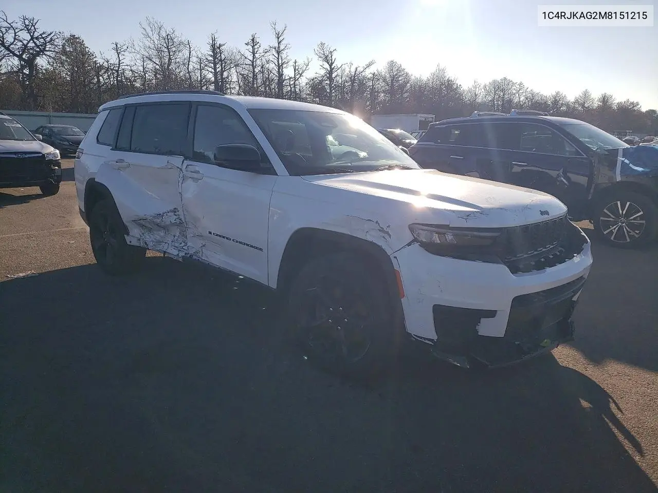 1C4RJKAG2M8151215 2021 Jeep Grand Cherokee L Laredo