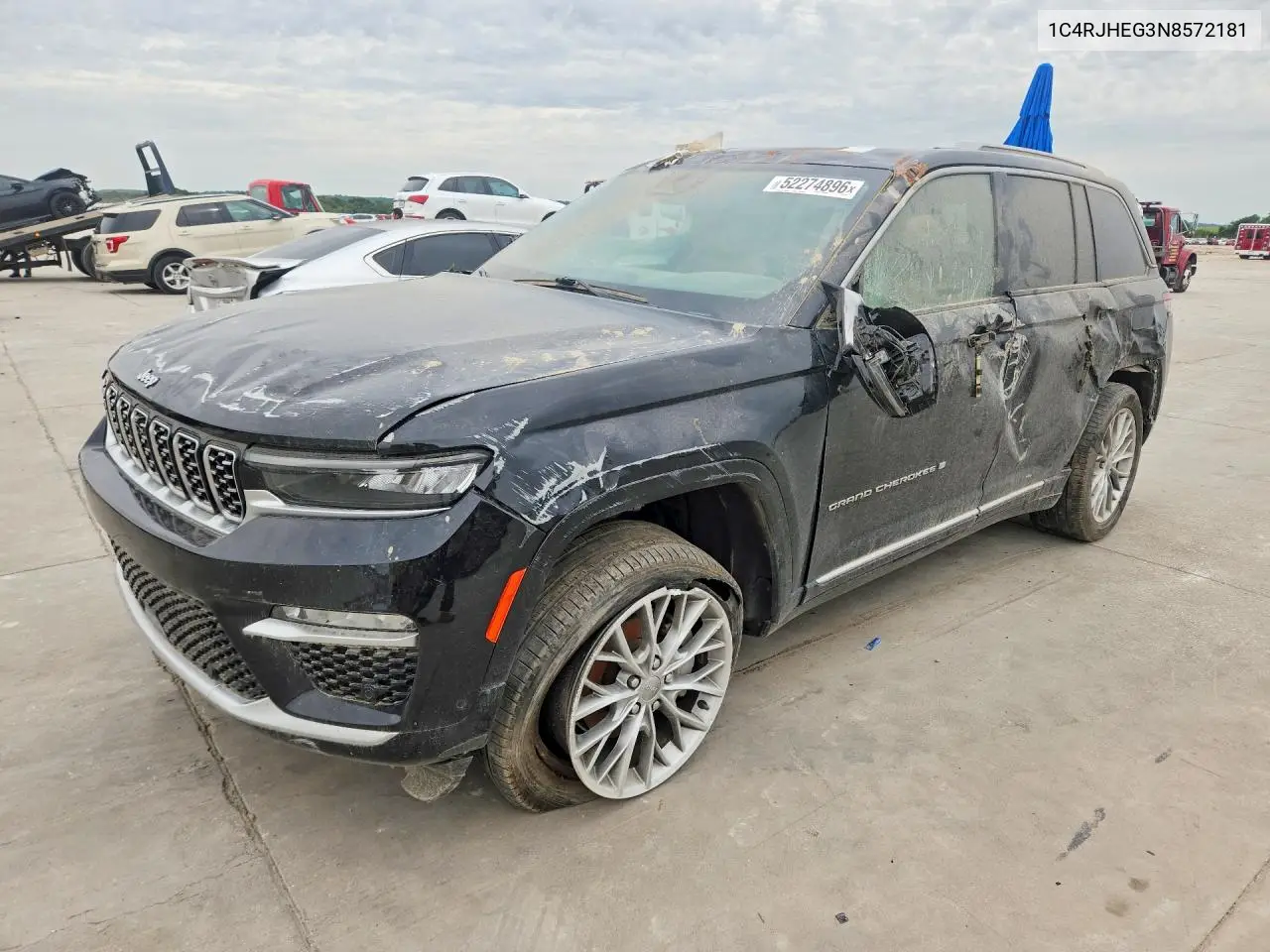 1C4RJHEG3N8572181 2022 Jeep Grand Cherokee Summit