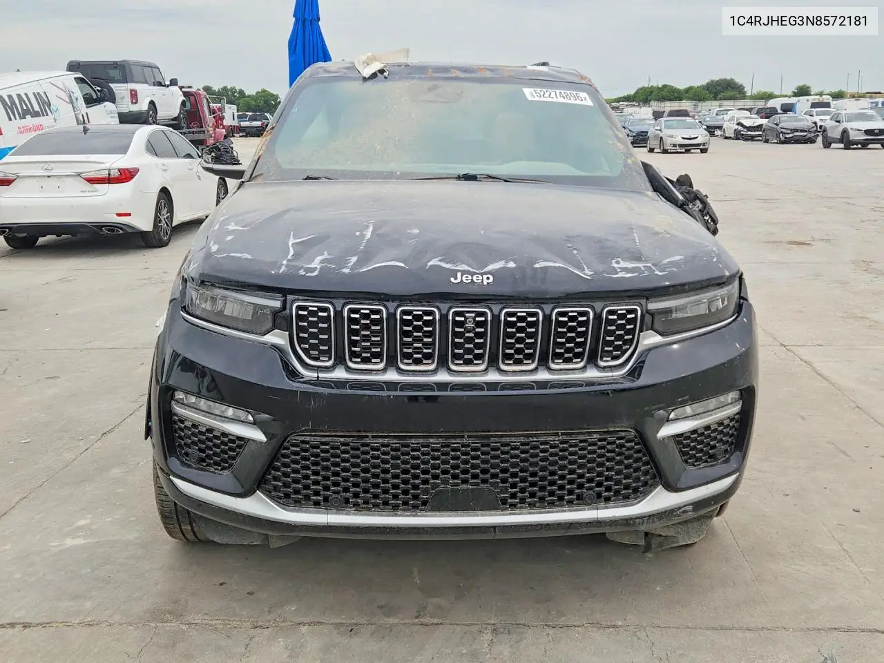 1C4RJHEG3N8572181 2022 Jeep Grand Cherokee Summit