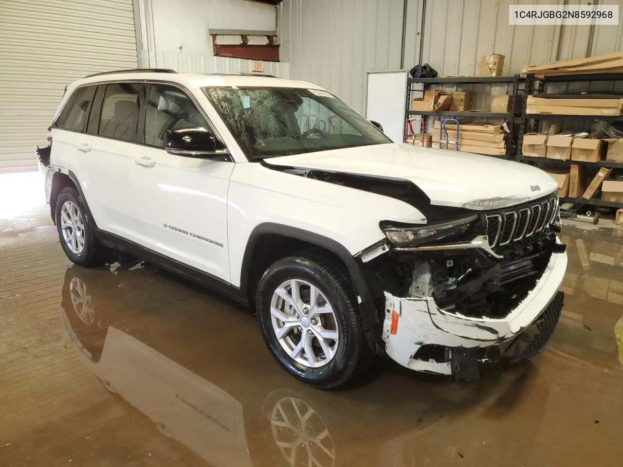 2022 Jeep Grand Cherokee Limited VIN: 1C4RJGBG2N8592968 Lot: 57955474