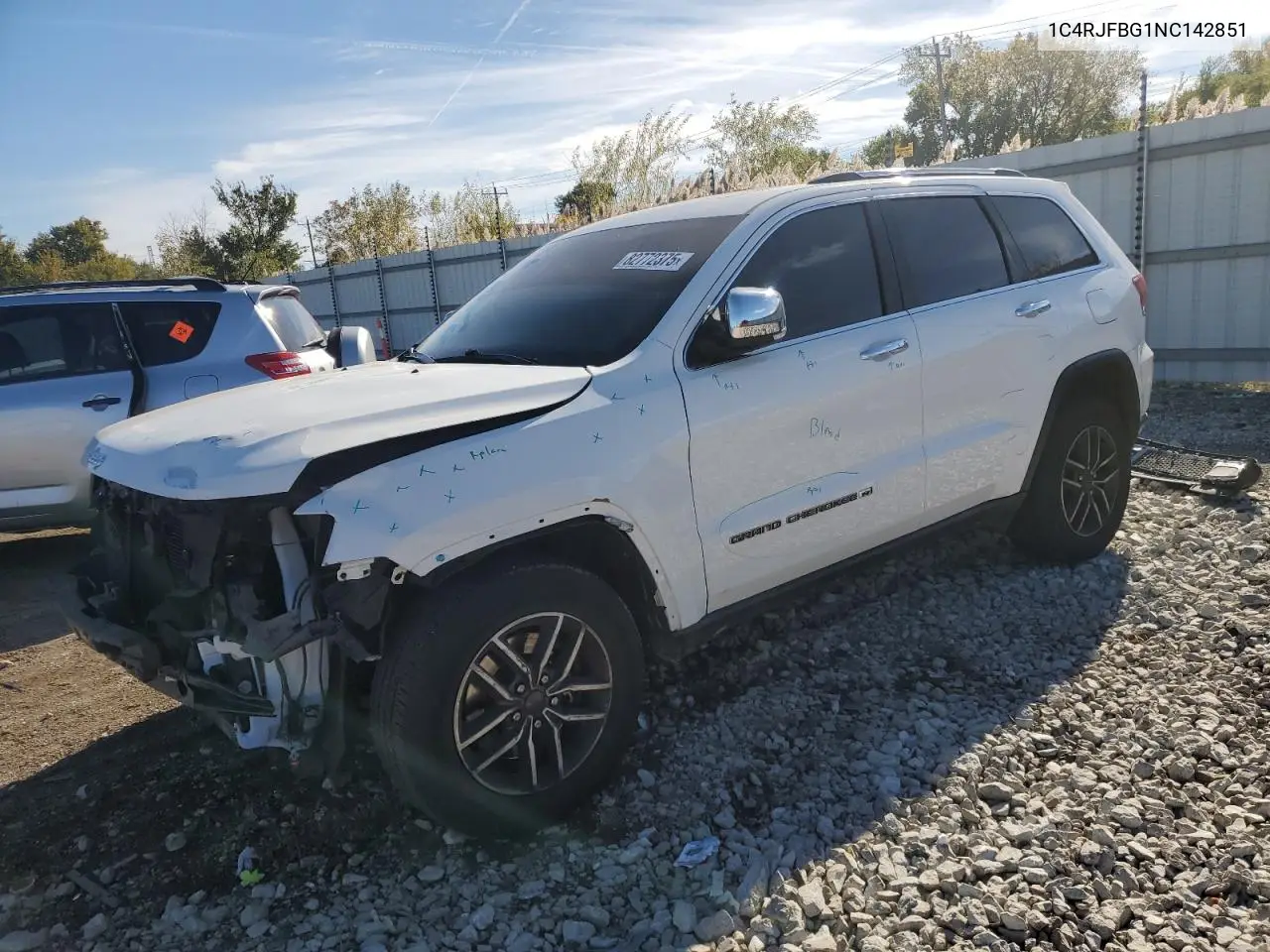 1C4RJFBG1NC142851 2022 Jeep Grand Cherokee Limited