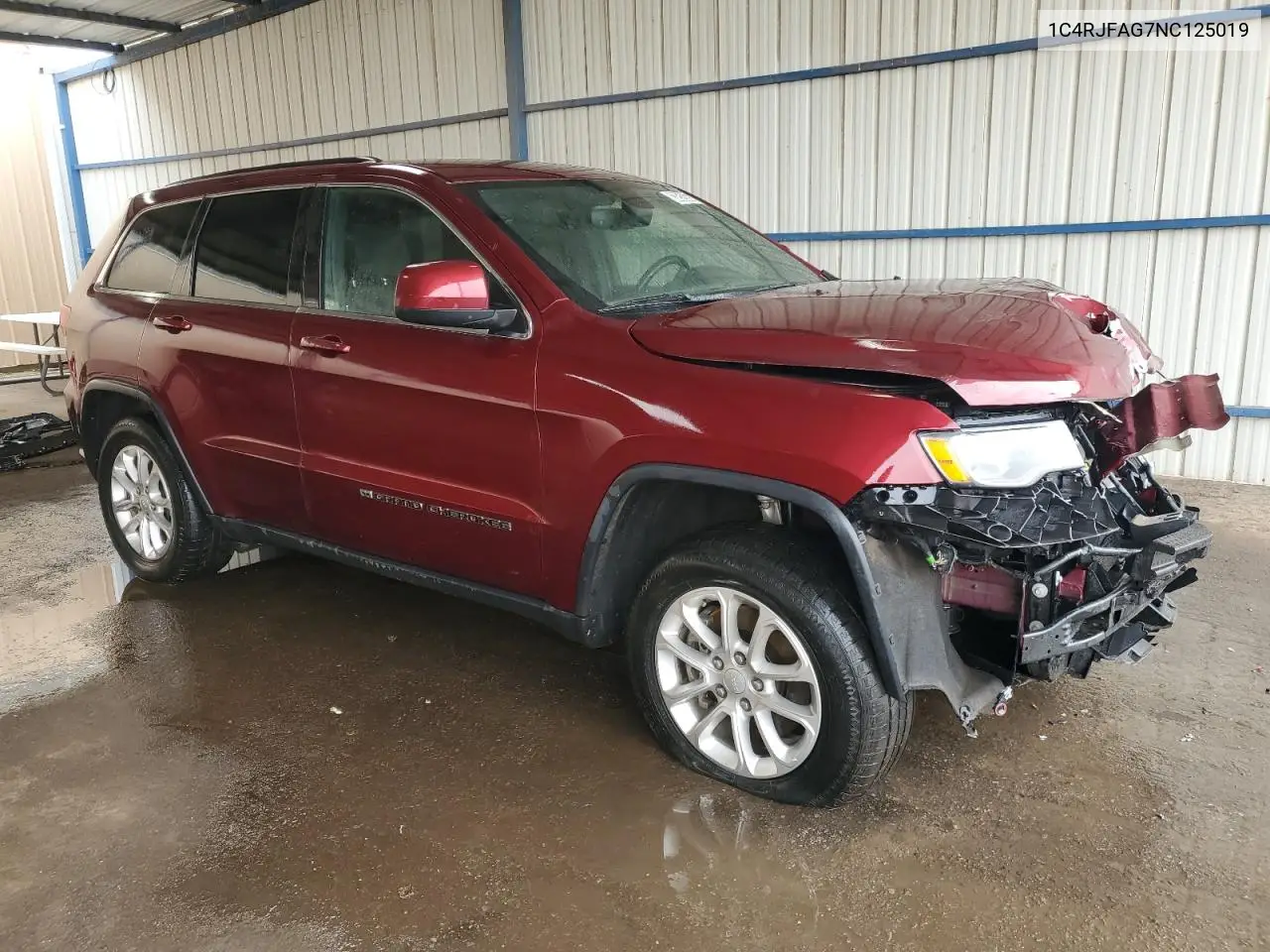 1C4RJFAG7NC125019 2022 Jeep Grand Cherokee Laredo E