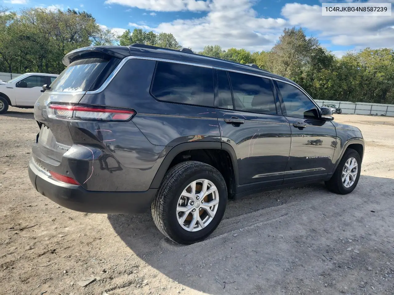 1C4RJKBG4N8587239 2022 Jeep Grand Cherokee L Limited