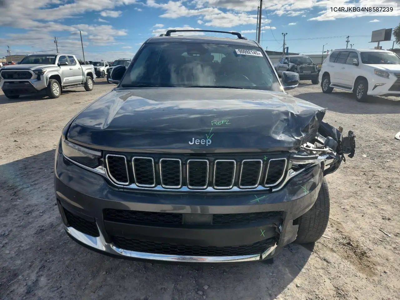 1C4RJKBG4N8587239 2022 Jeep Grand Cherokee L Limited