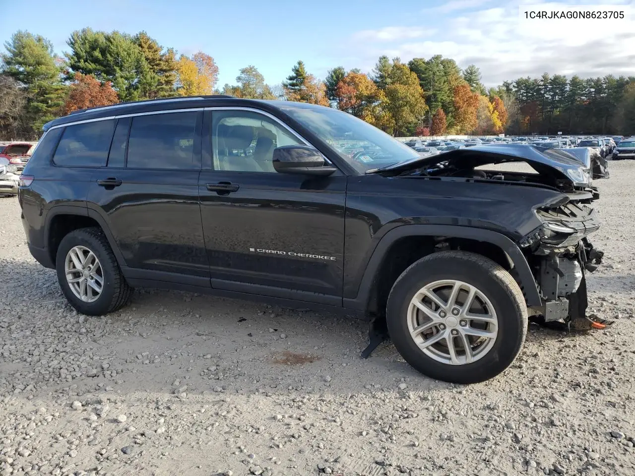 1C4RJKAG0N8623705 2022 Jeep Grand Cherokee L Laredo