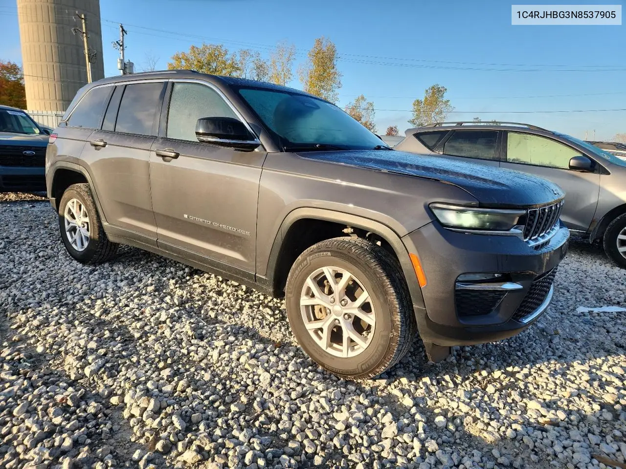 1C4RJHBG3N8537905 2022 Jeep Grand Cherokee Limited