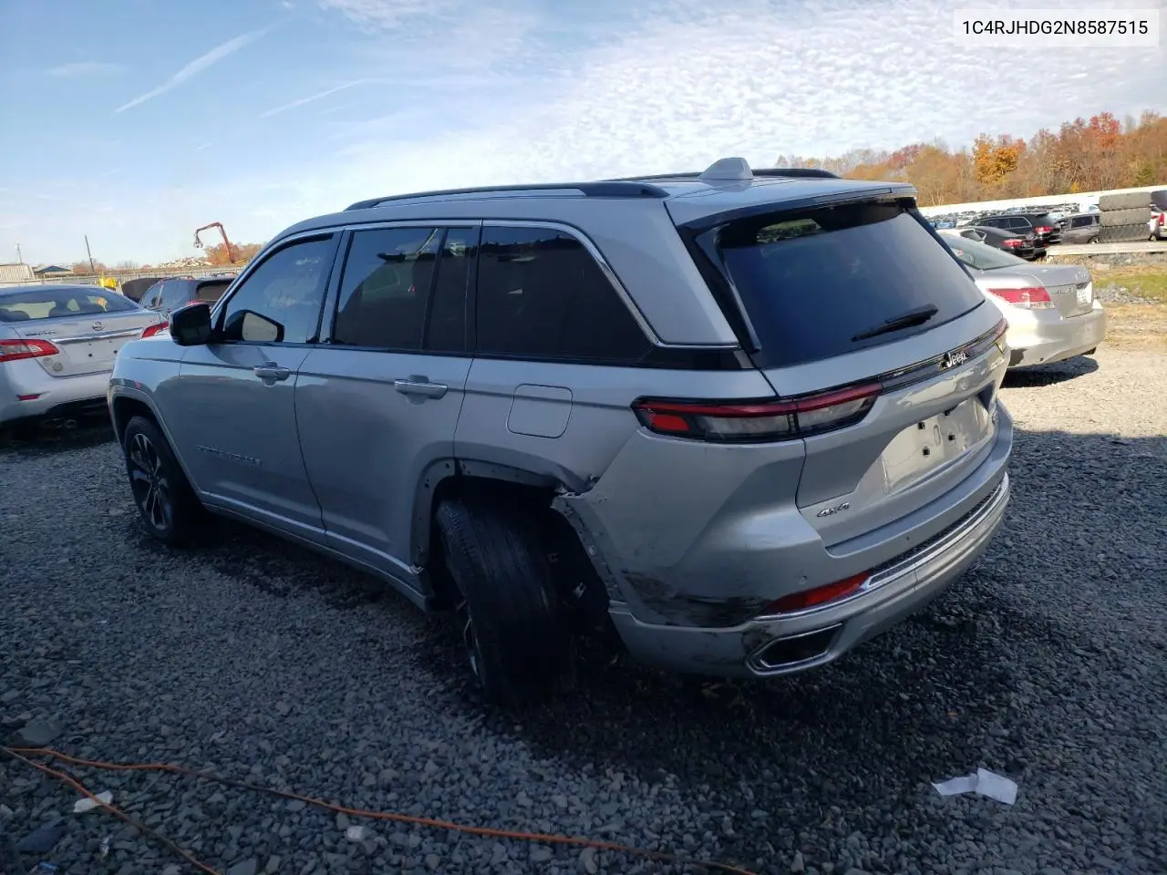 1C4RJHDG2N8587515 2022 Jeep Grand Cherokee Overland