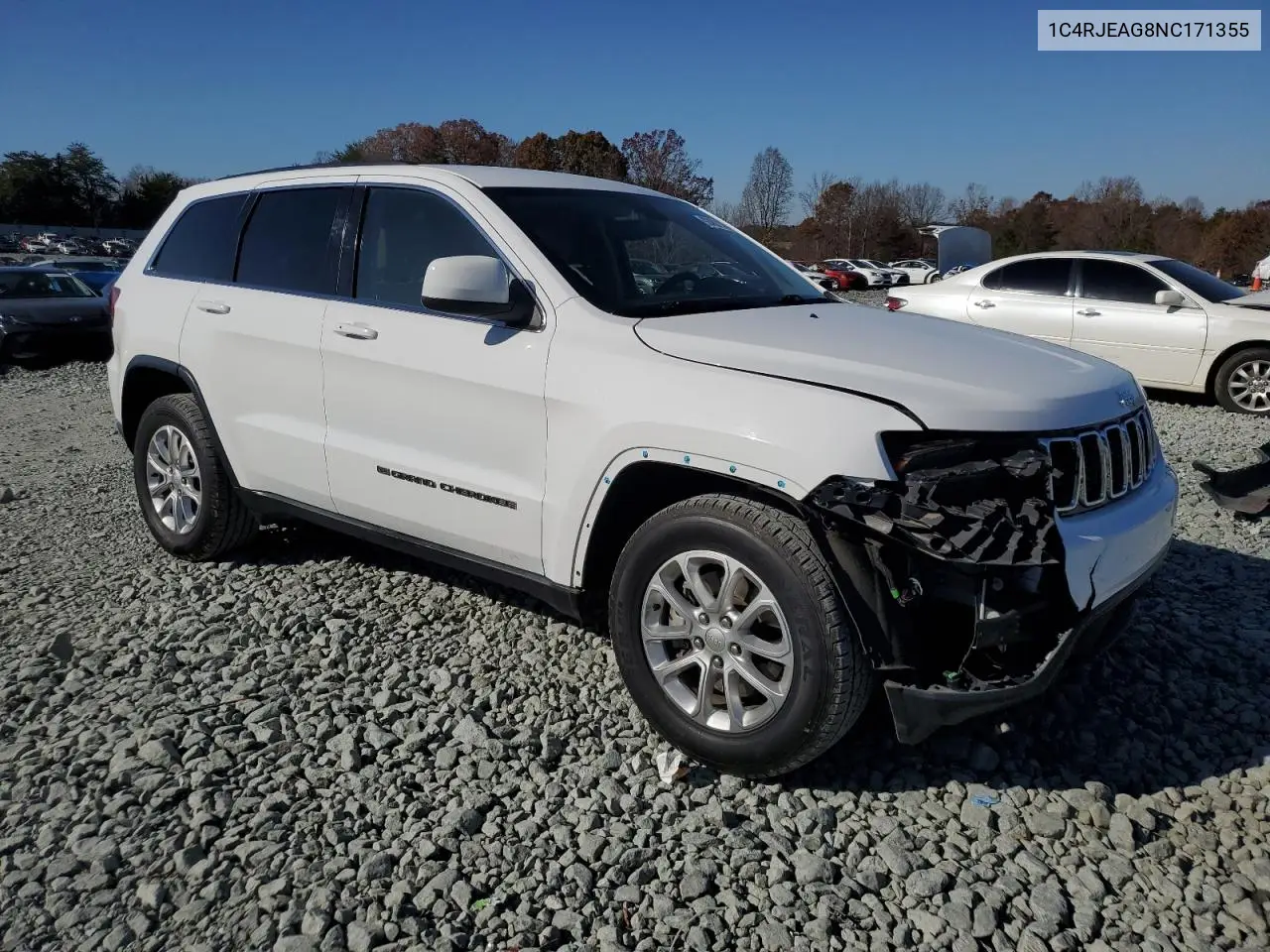 1C4RJEAG8NC171355 2022 Jeep Grand Cherokee Laredo E