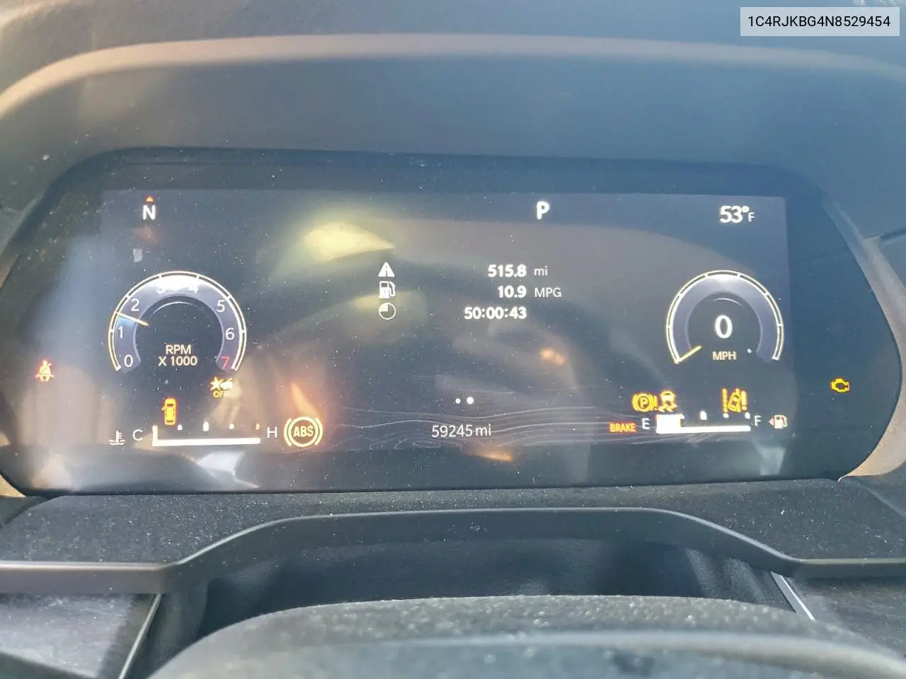 1C4RJKBG4N8529454 2022 Jeep Grand Cherokee L Limited