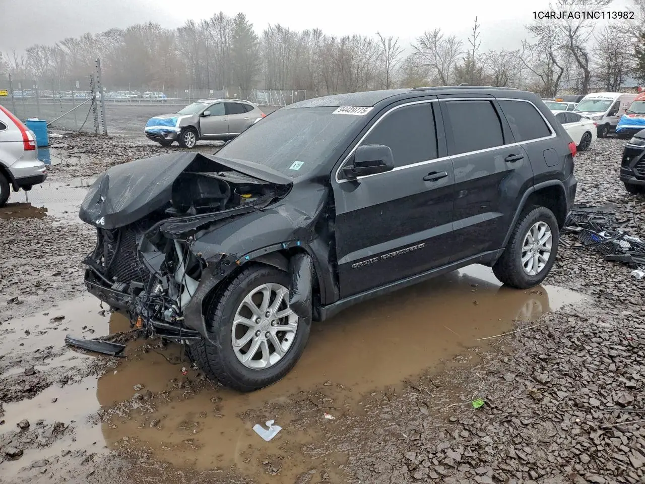 1C4RJFAG1NC113982 2022 Jeep Grand Cherokee Laredo E