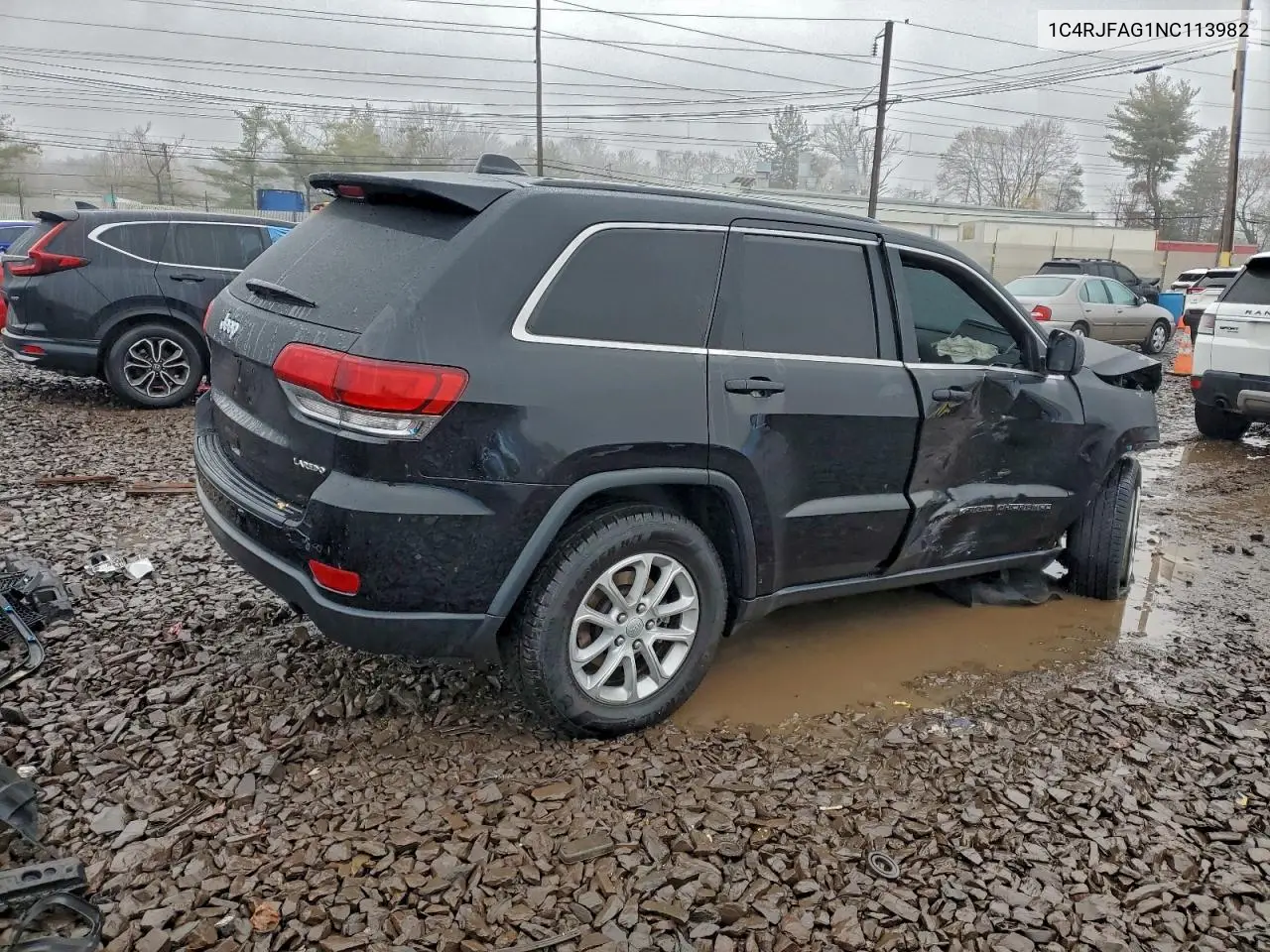 1C4RJFAG1NC113982 2022 Jeep Grand Cherokee Laredo E