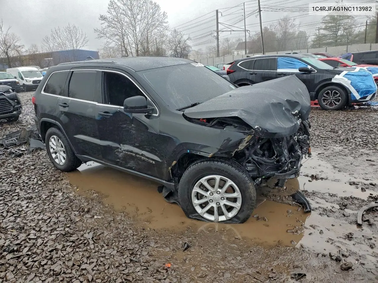 1C4RJFAG1NC113982 2022 Jeep Grand Cherokee Laredo E