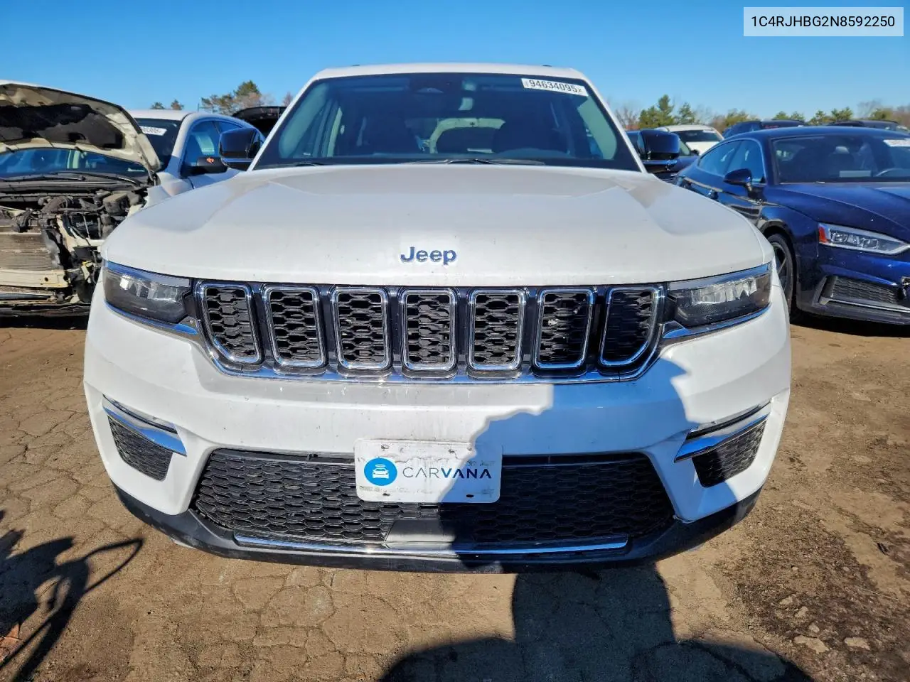 1C4RJHBG2N8592250 2022 Jeep Grand Cherokee Limited