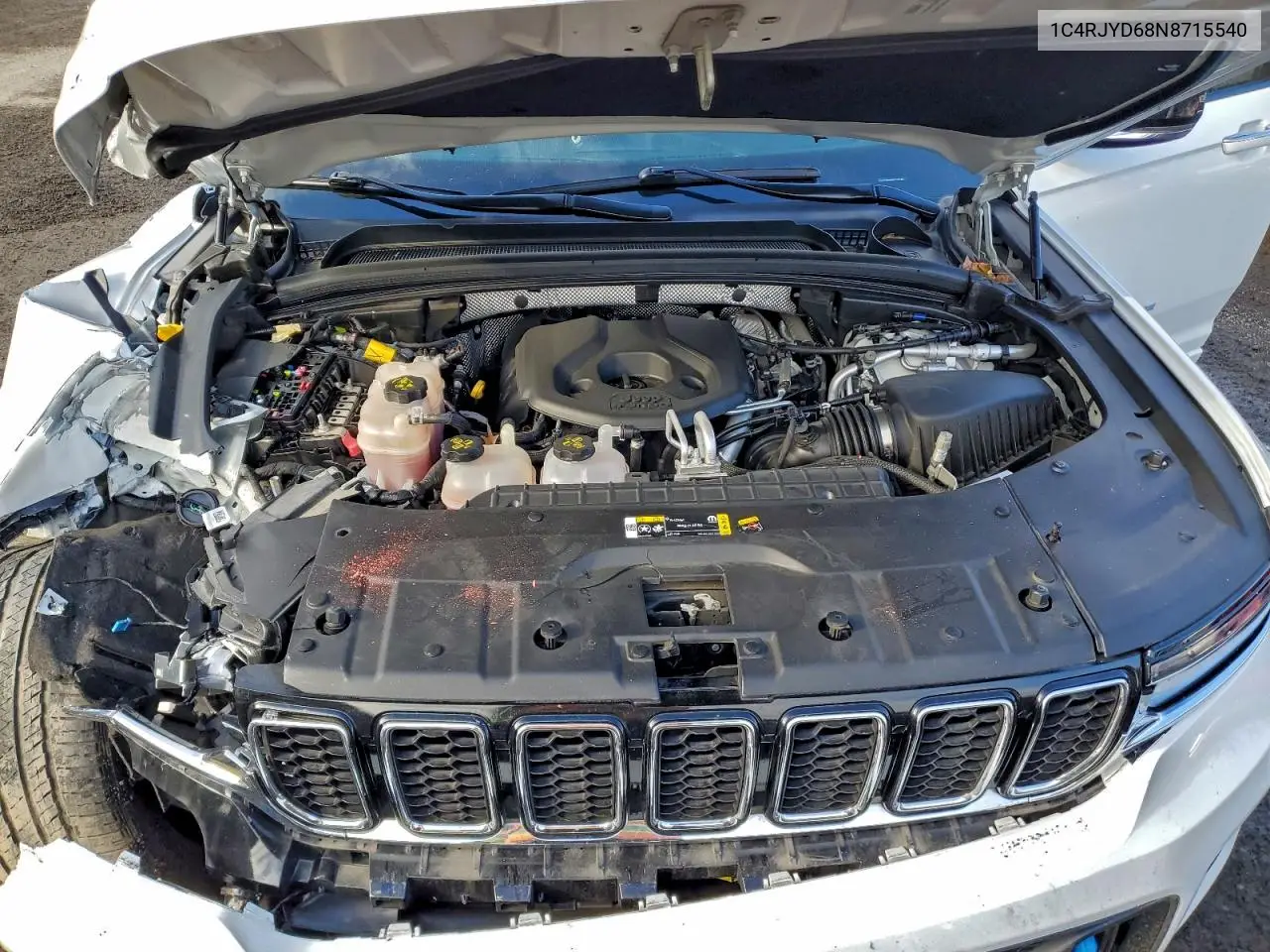 1C4RJYD68N8715540 2022 Jeep Grand Cherokee Overland 4Xe
