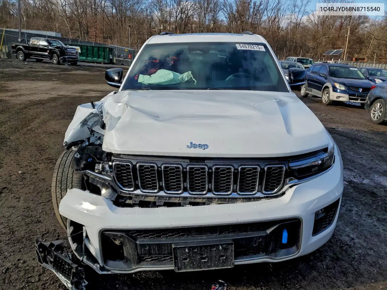 1C4RJYD68N8715540 2022 Jeep Grand Cherokee Overland 4Xe