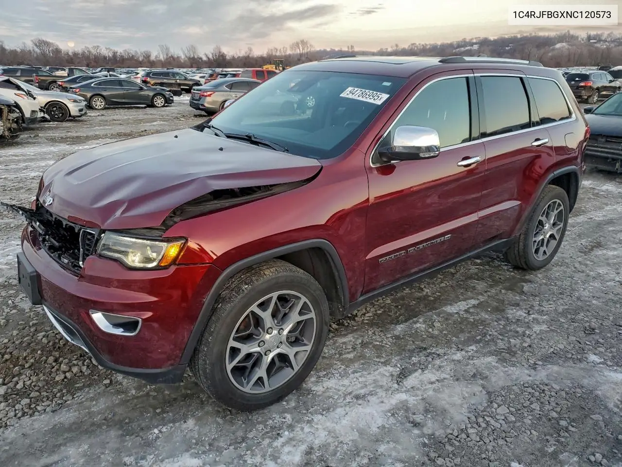 1C4RJFBGXNC120573 2022 Jeep Grand Cherokee Limited