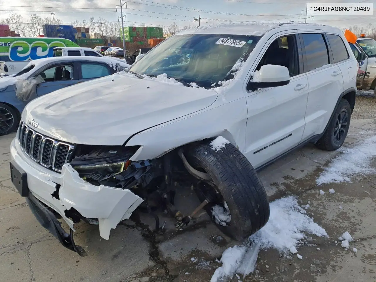 1C4RJFAG8NC120489 2022 Jeep Grand Cherokee Laredo E