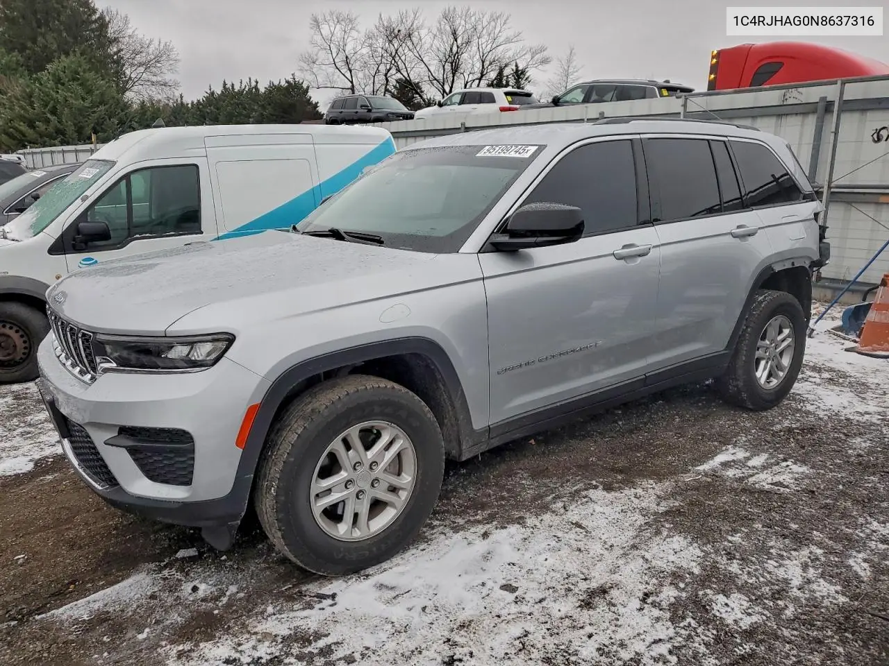1C4RJHAG0N8637316 2022 Jeep Grand Cherokee Laredo
