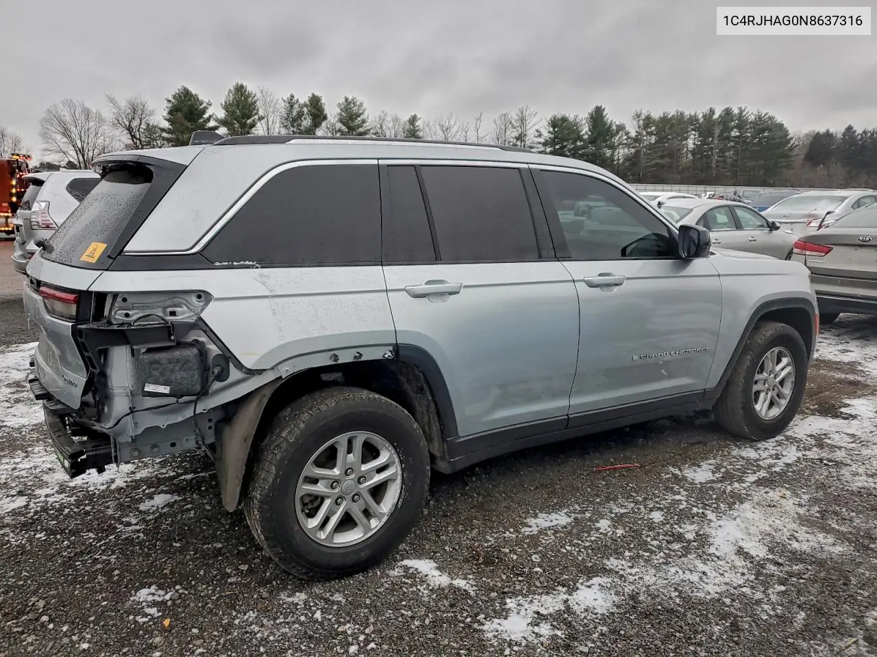 1C4RJHAG0N8637316 2022 Jeep Grand Cherokee Laredo