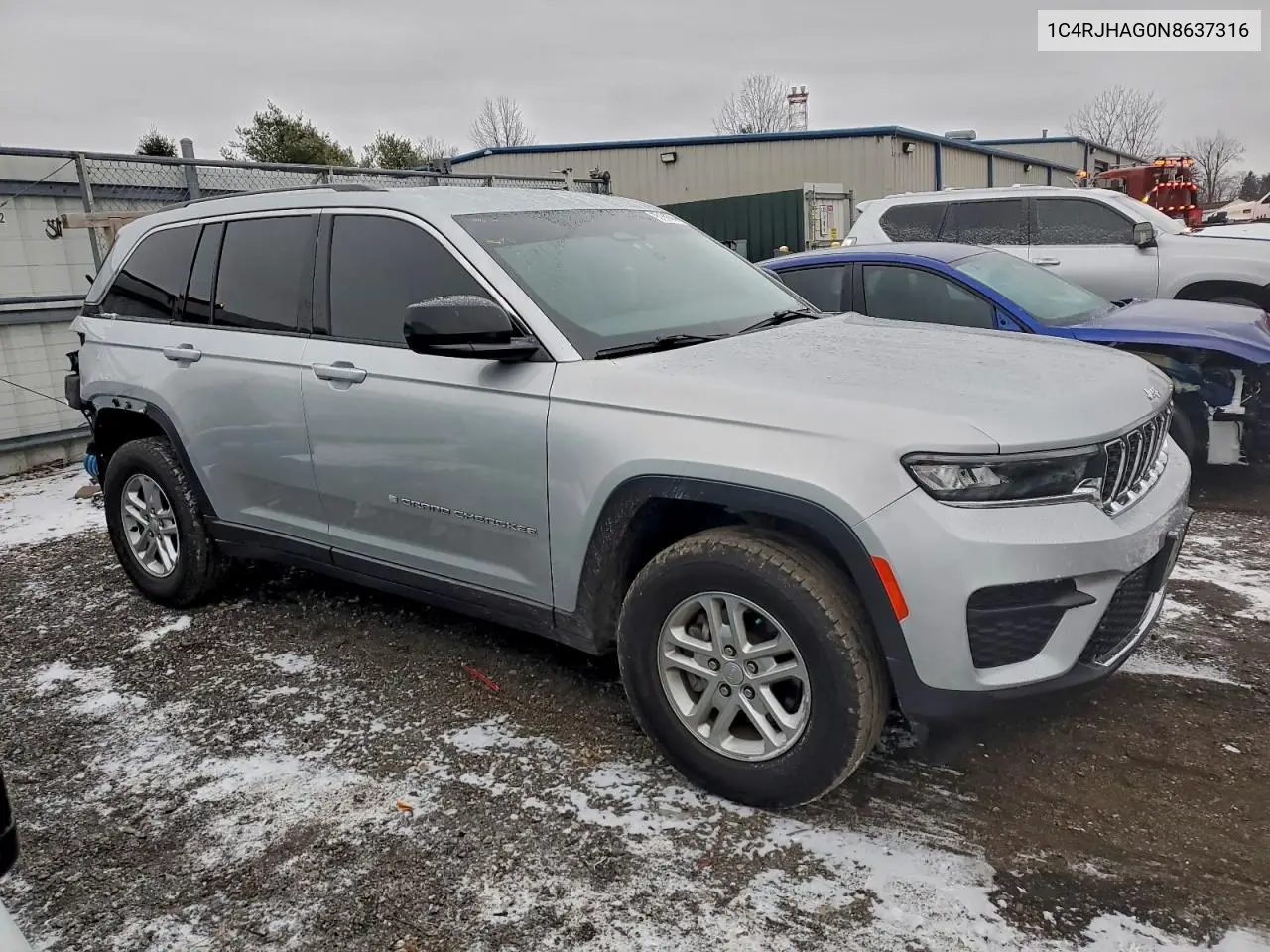 1C4RJHAG0N8637316 2022 Jeep Grand Cherokee Laredo
