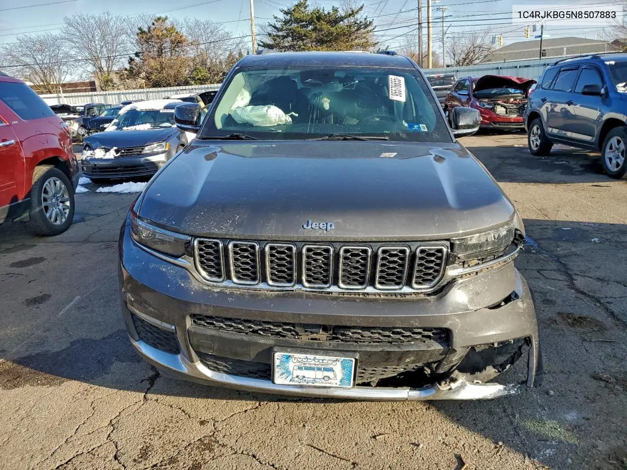 1C4RJKBG5N8507883 2022 Jeep Grand Cherokee L Limited