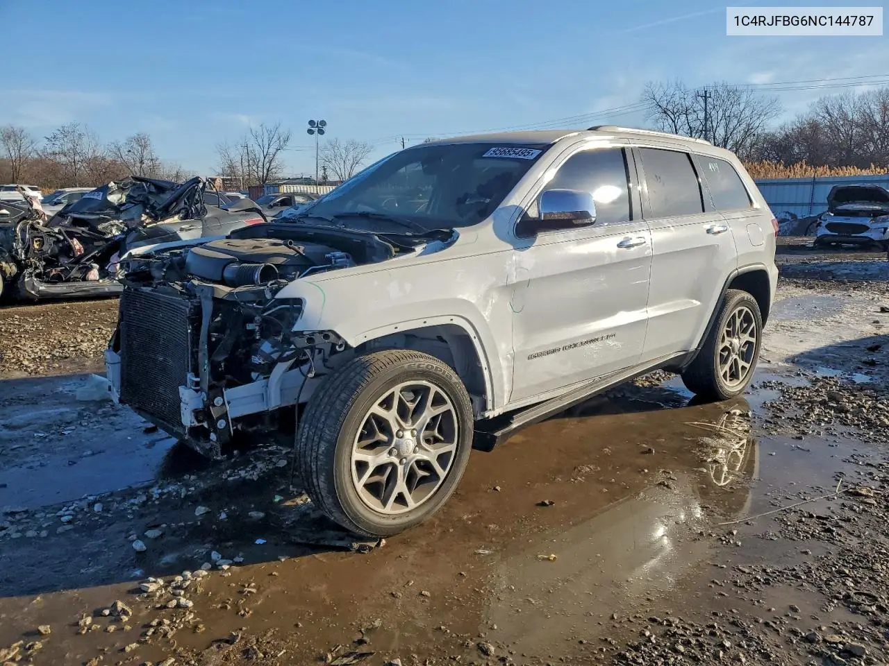 1C4RJFBG6NC144787 2022 Jeep Grand Cherokee Limited
