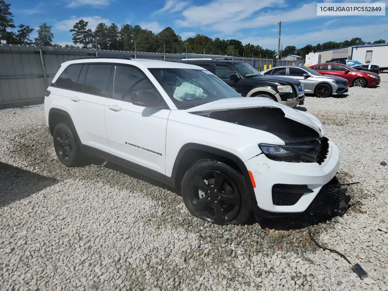 1C4RJGAG1PC552849 2023 Jeep Grand Cherokee Laredo