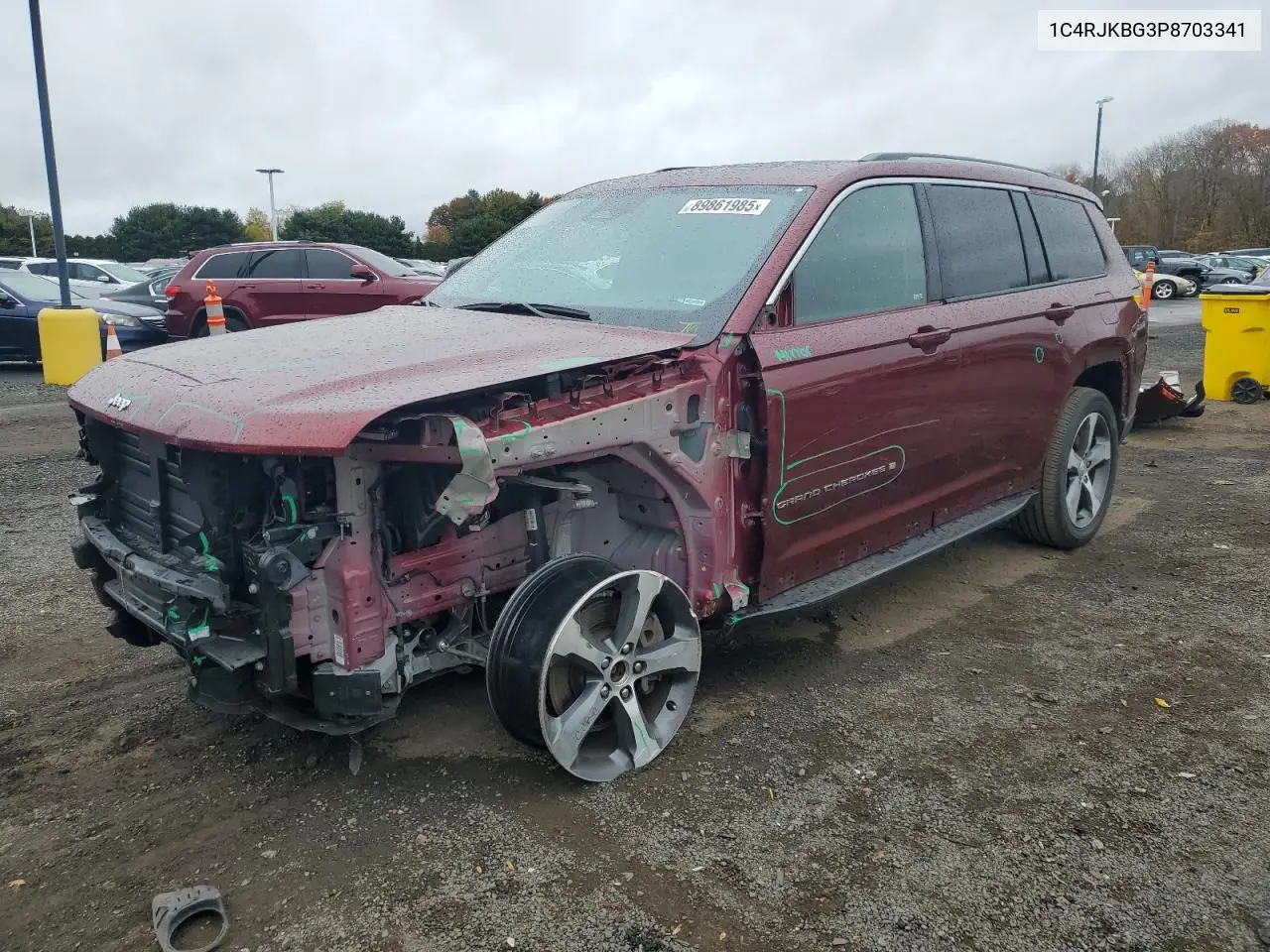 1C4RJKBG3P8703341 2023 Jeep Grand Cherokee L Limited