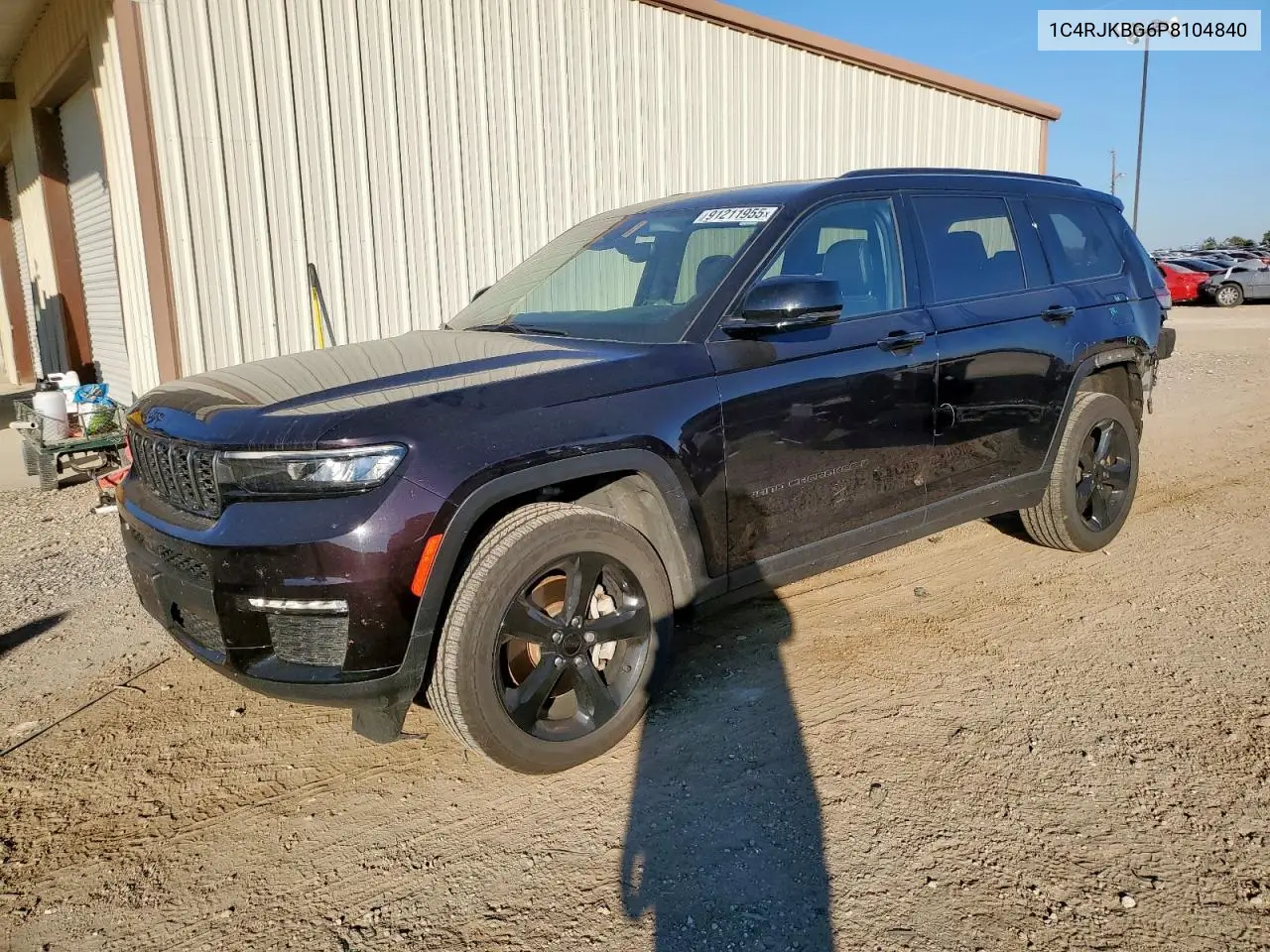 1C4RJKBG6P8104840 2023 Jeep Grand Cherokee L Limited