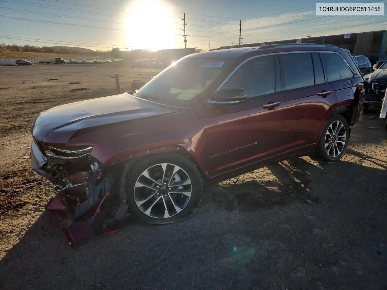 1C4RJHDG6PC511456 2023 Jeep Grand Cherokee Overland