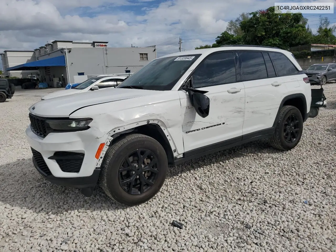 1C4RJGAGXRC242251 2024 Jeep Grand Cherokee Laredo