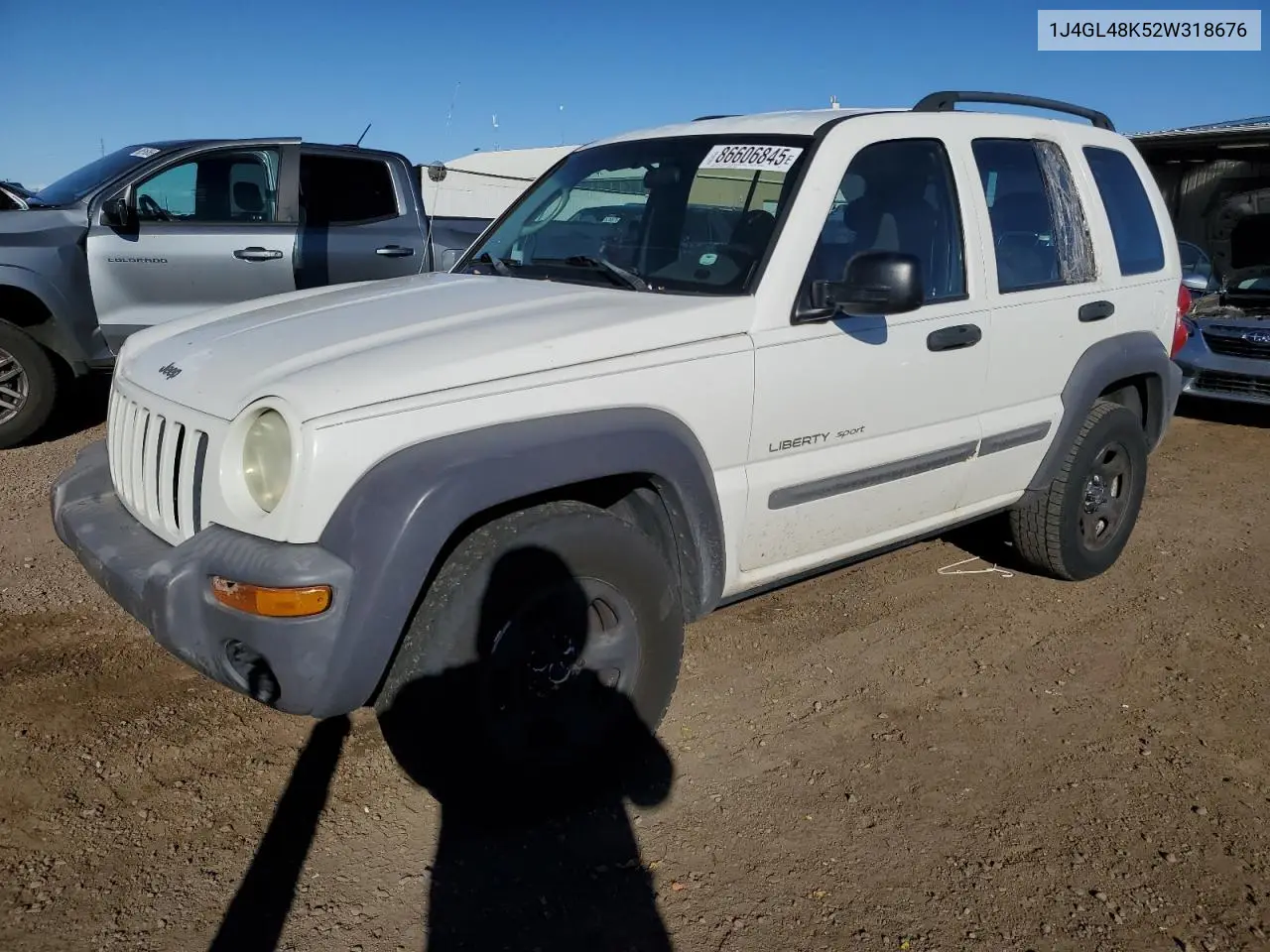 1J4GL48K52W318676 2002 Jeep Liberty Sport