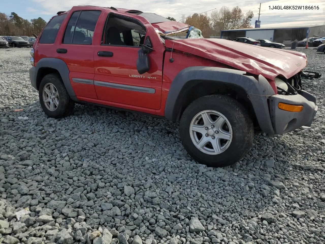 1J4GL48K52W186616 2002 Jeep Liberty Sport
