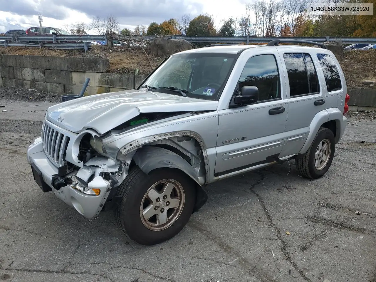 1J4GL58K33W728920 2003 Jeep Liberty Limited