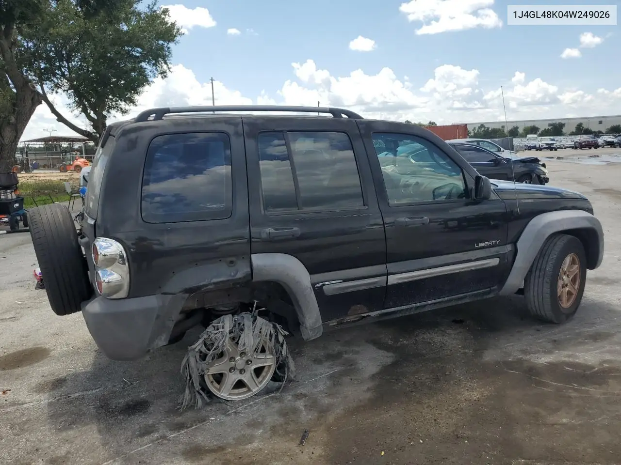 1J4GL48K04W249026 2004 Jeep Liberty Sport