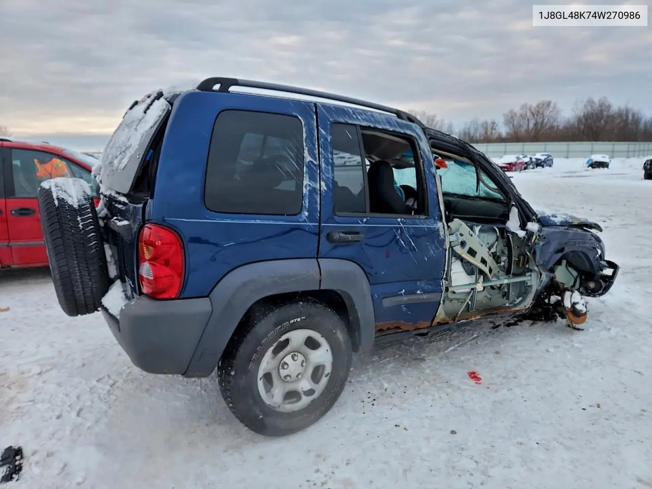1J8GL48K74W270986 2004 Jeep Liberty Sport