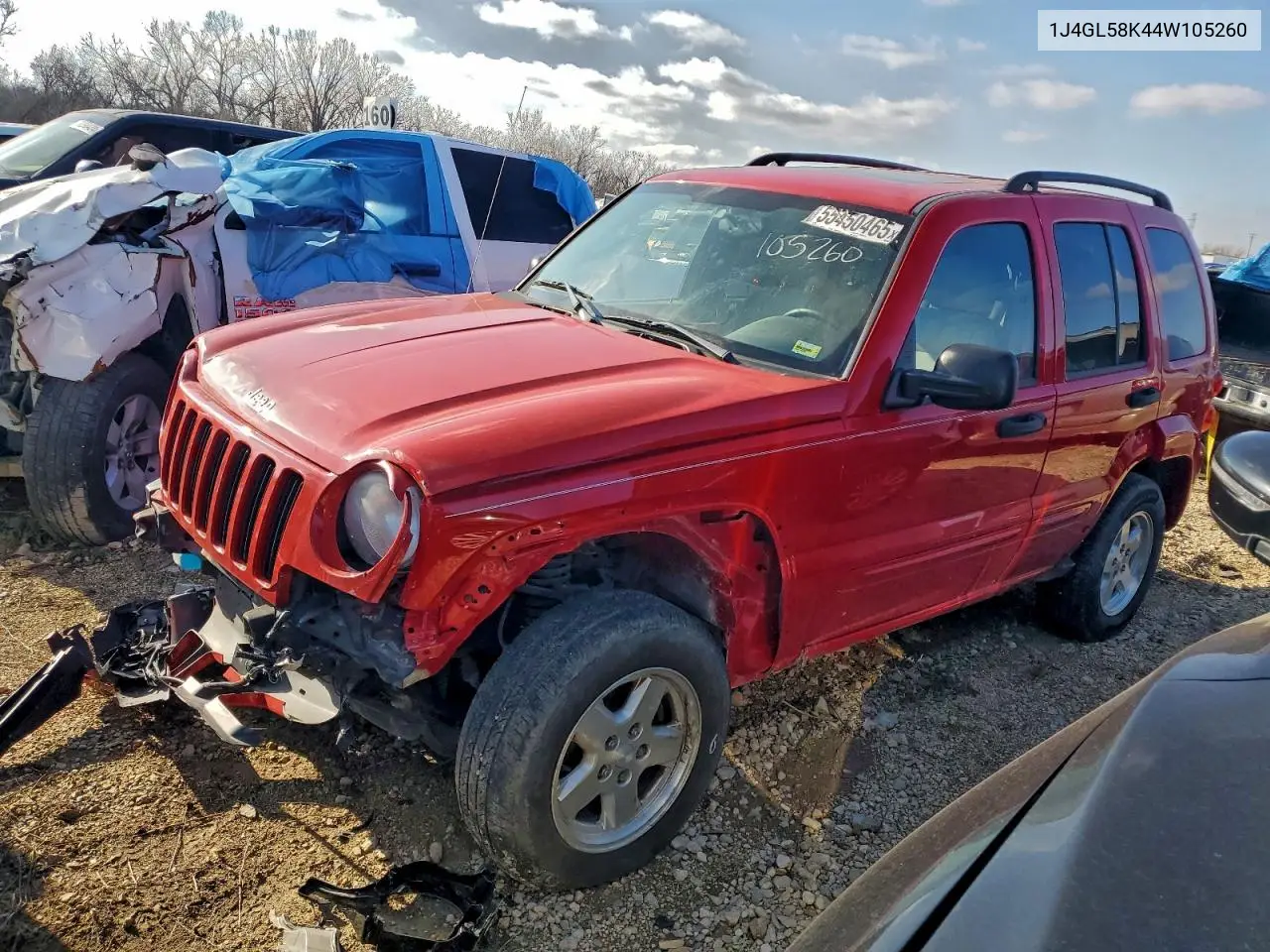 1J4GL58K44W105260 2004 Jeep Liberty Limited