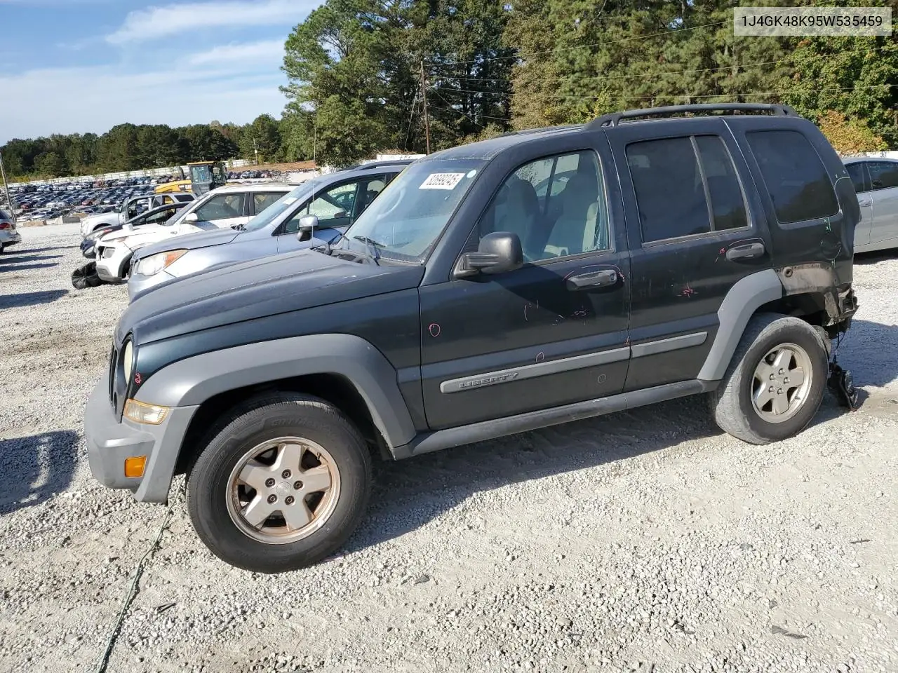 1J4GK48K95W535459 2005 Jeep Liberty Sport