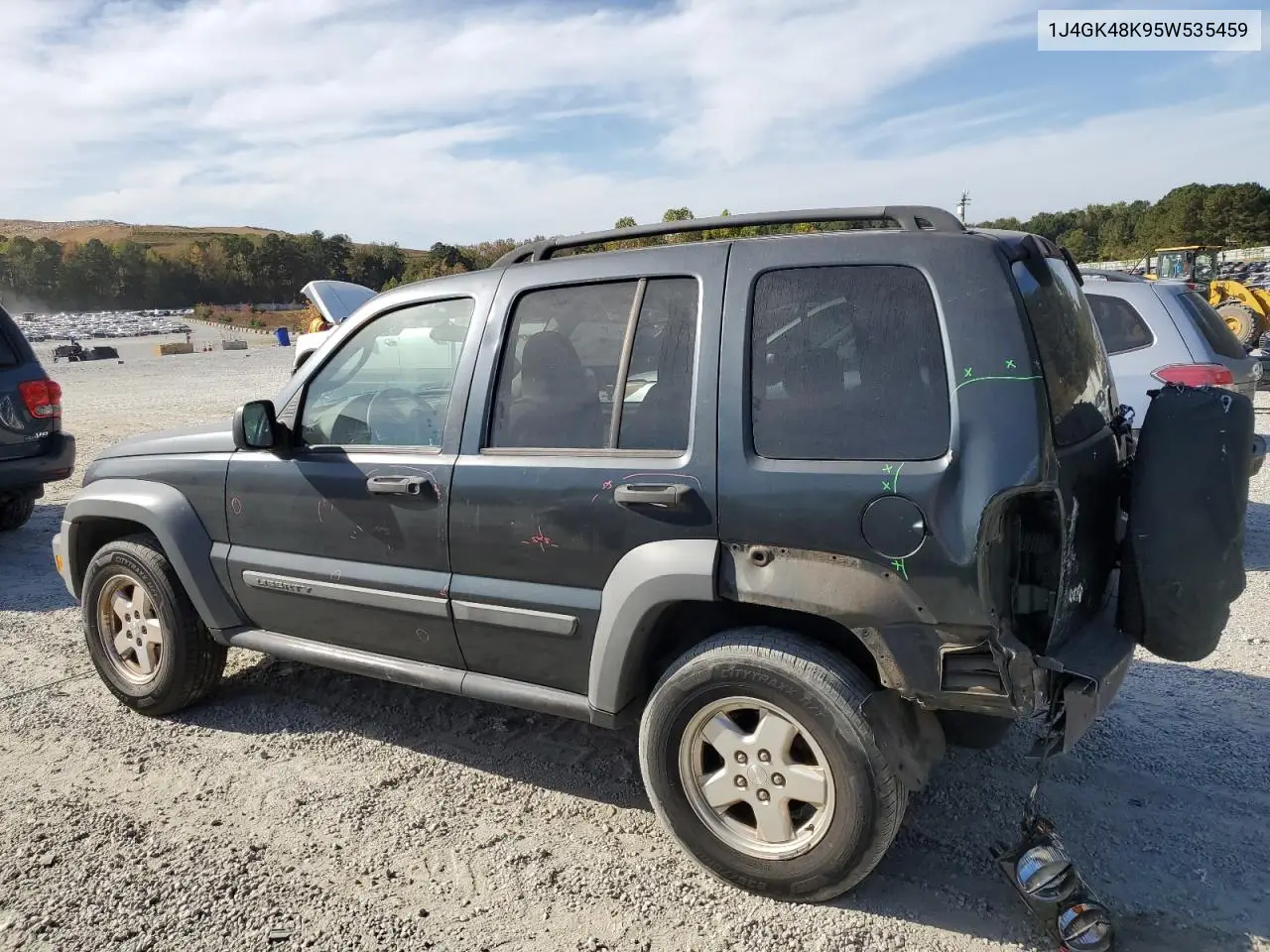 1J4GK48K95W535459 2005 Jeep Liberty Sport