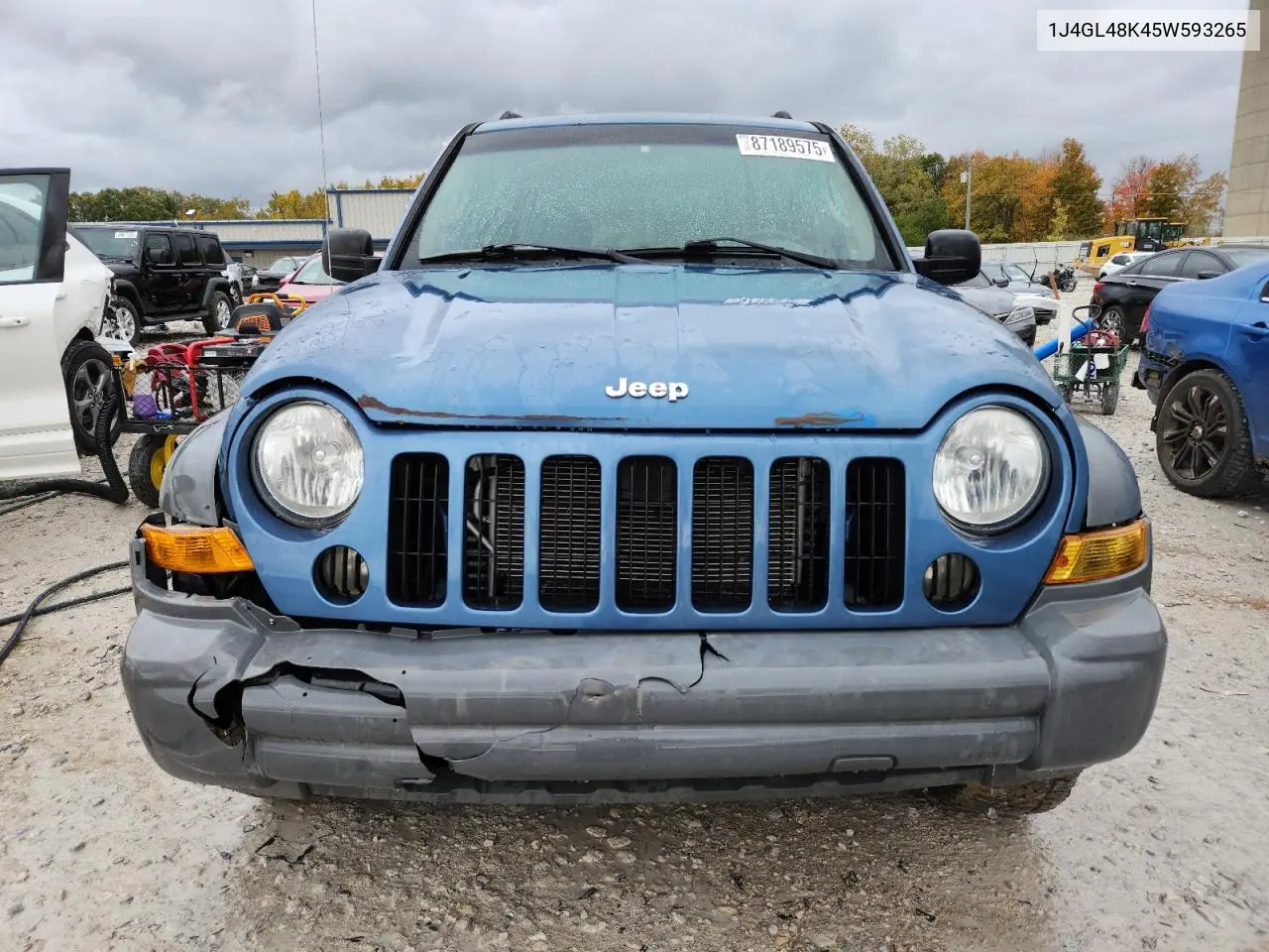 1J4GL48K45W593265 2005 Jeep Liberty Sport