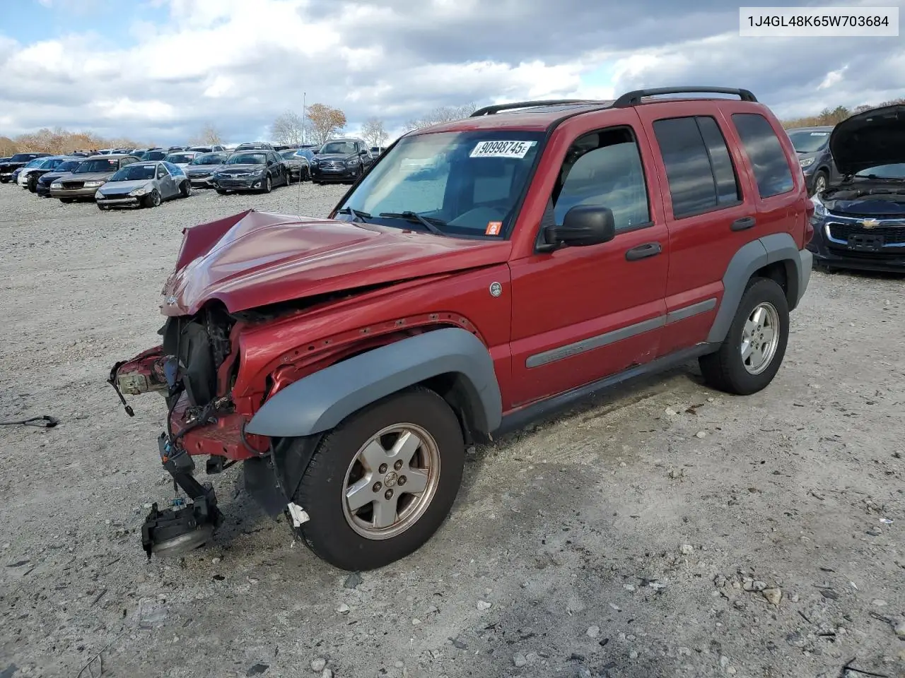 1J4GL48K65W703684 2005 Jeep Liberty Sport