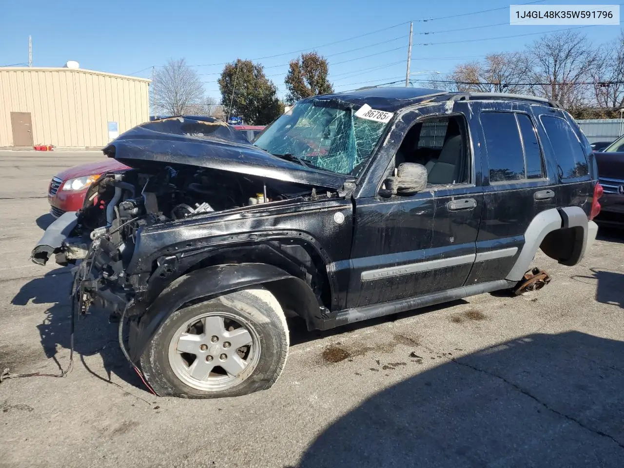 1J4GL48K35W591796 2005 Jeep Liberty Sport